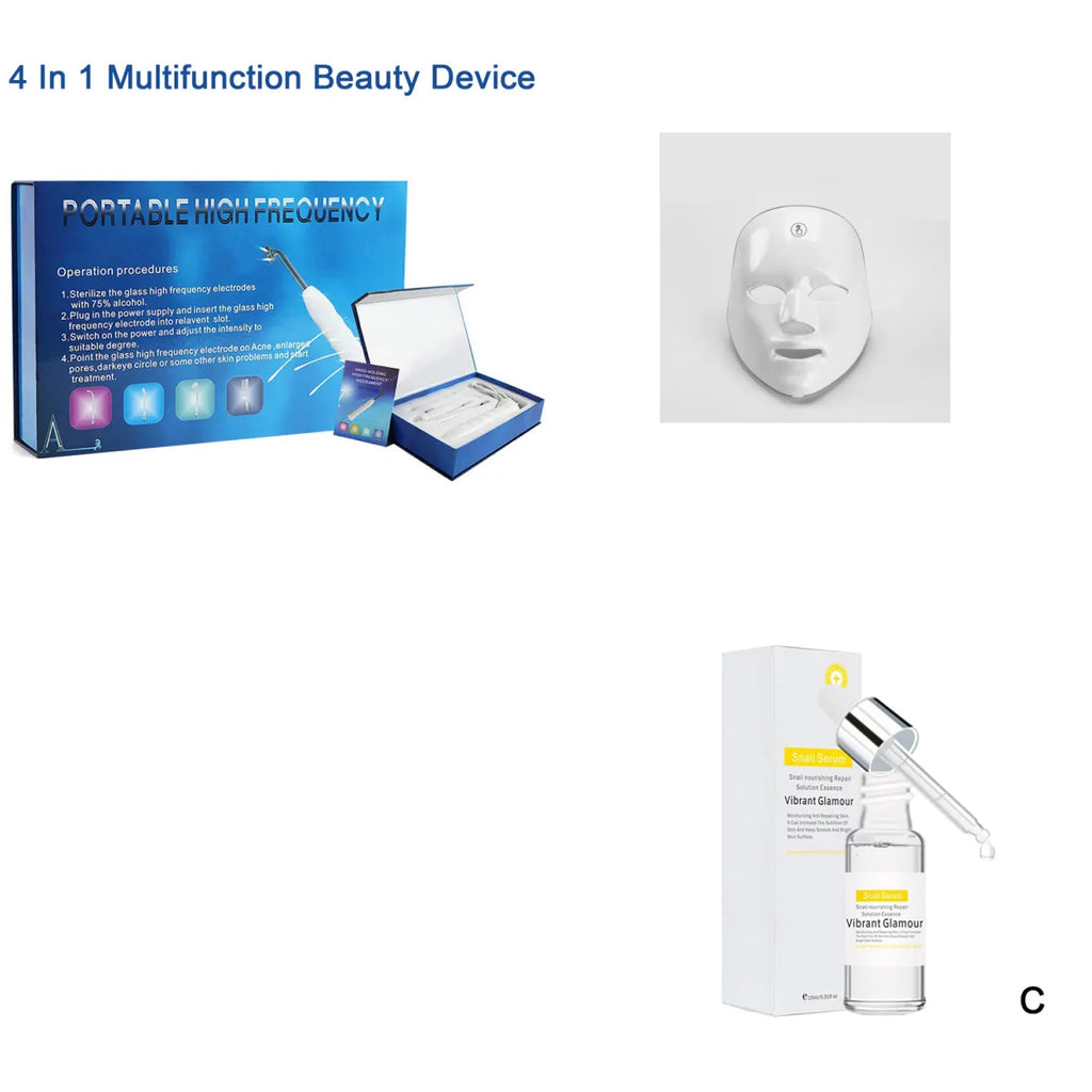 Wireless LED Red Light Face Mask